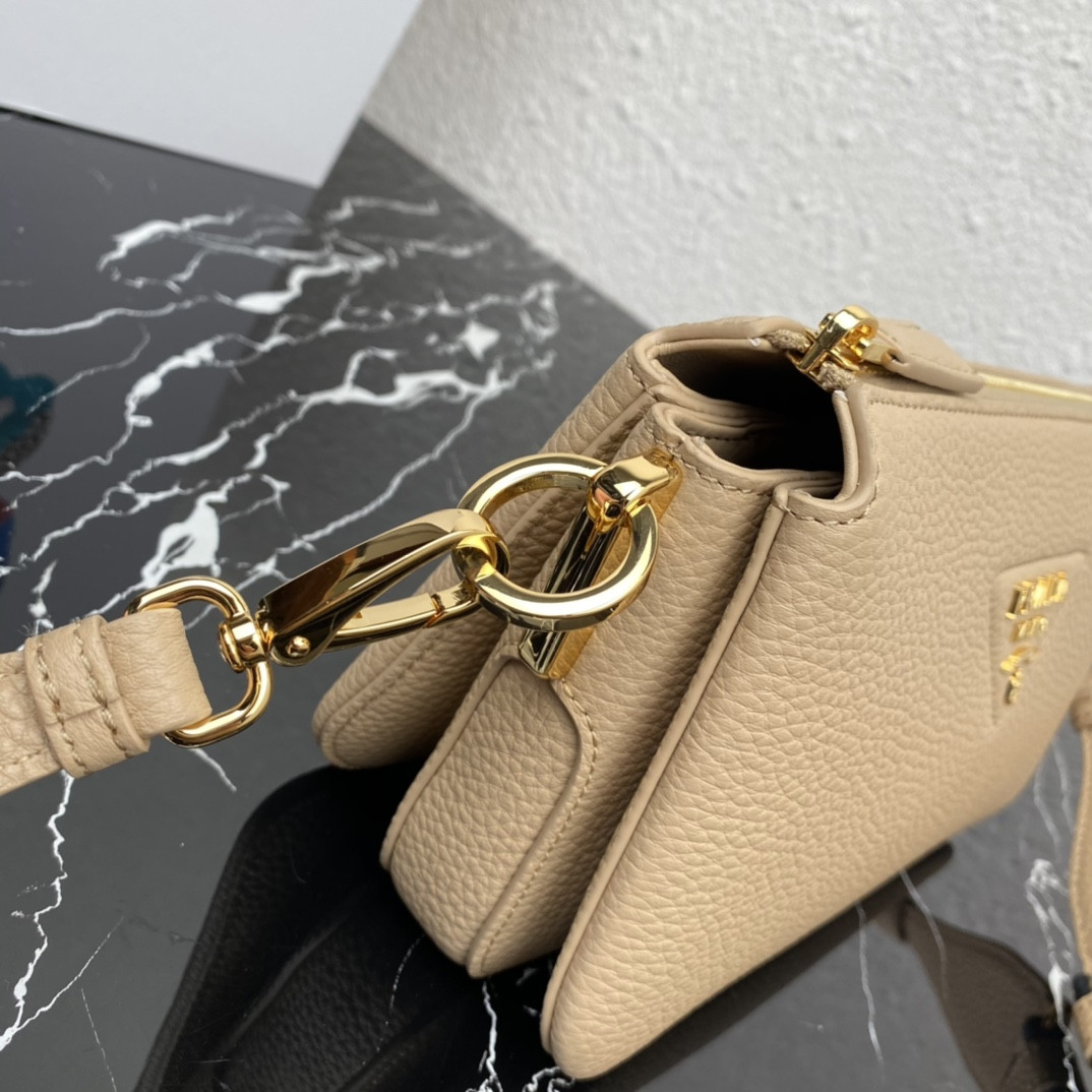 Pra*a Leather Shoulder Bag