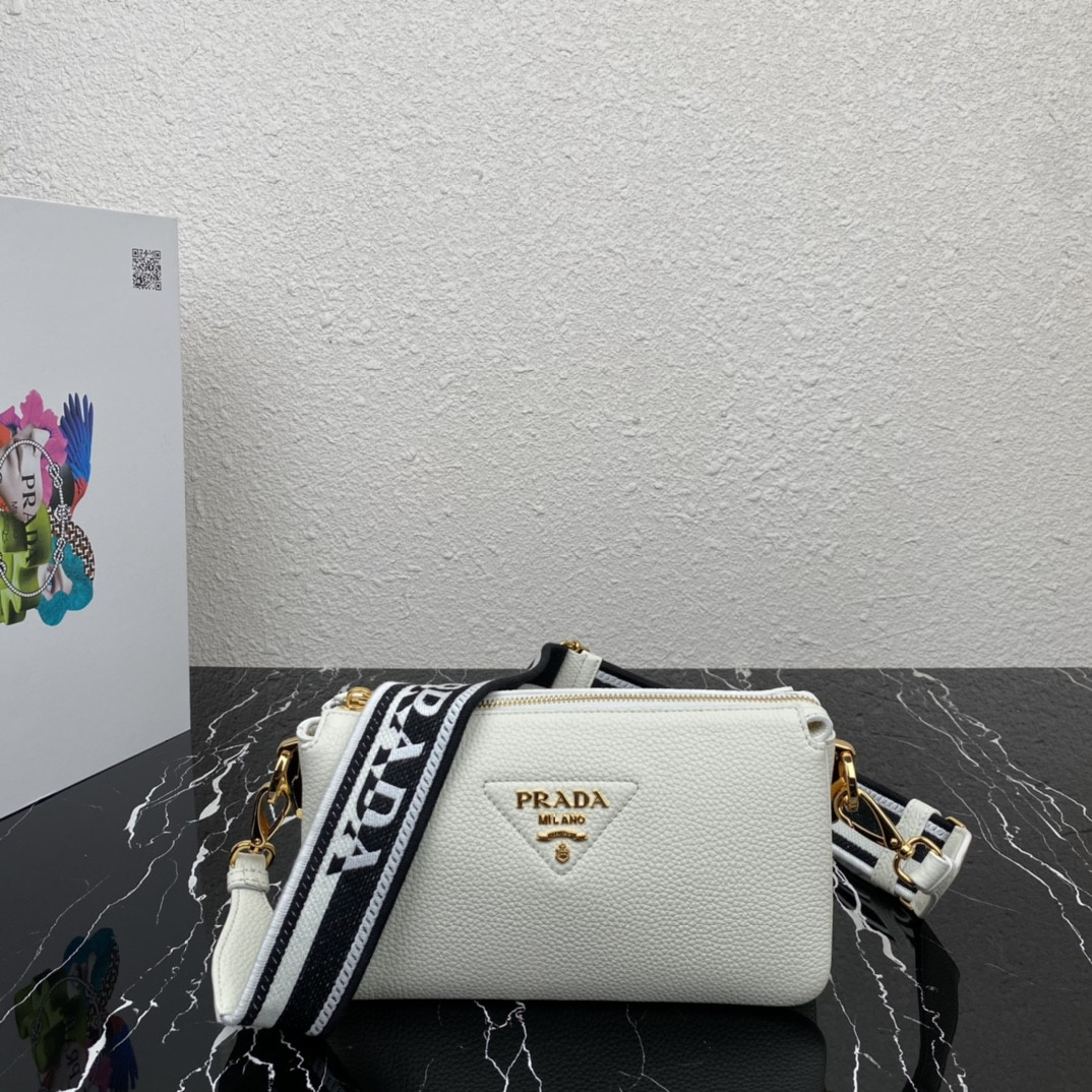 Pra*a Leather Shoulder Bag