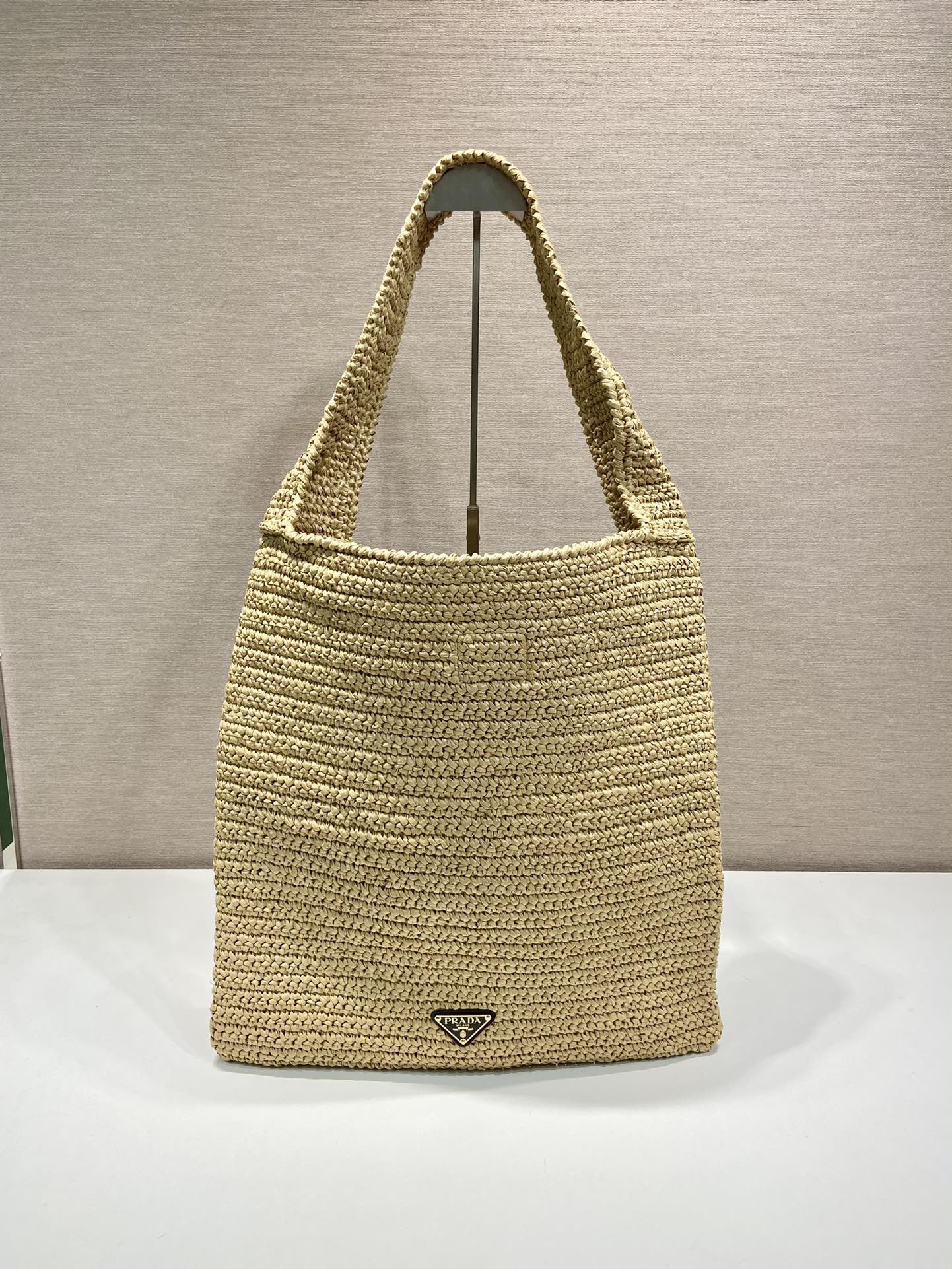 Pra*a Raffia Tote Bag