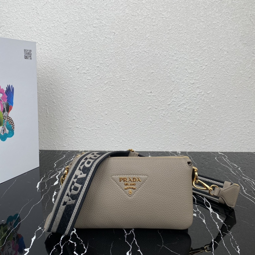 Pra*a Leather Shoulder Bag