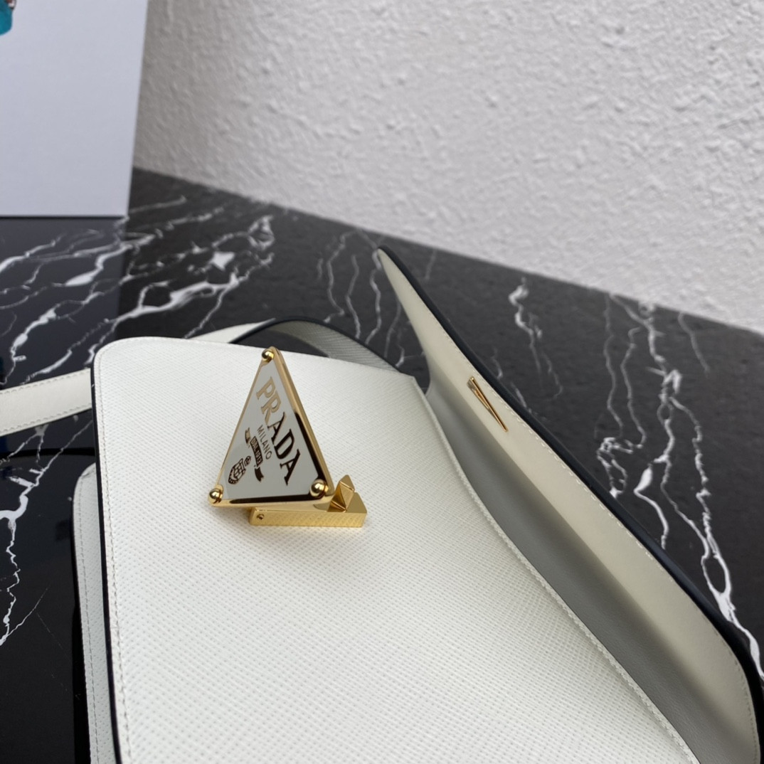 Pra*a Emblème Saffiano Shoulder Bag