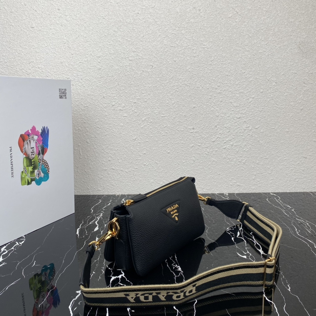 Pra*a Leather Shoulder Bag