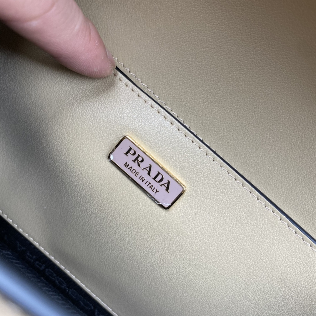 Pra*a Emblème Saffiano Shoulder Bag