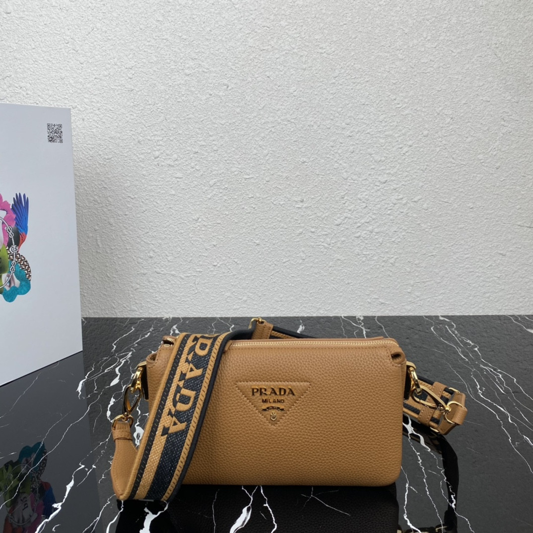 Pra*a Leather Shoulder Bag