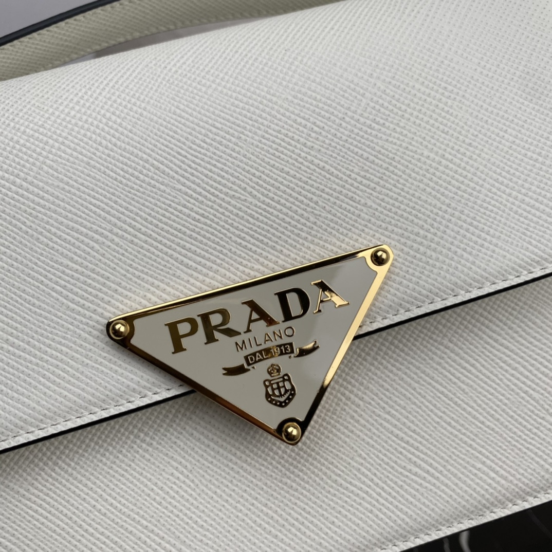 Pra*a Emblème Saffiano Shoulder Bag