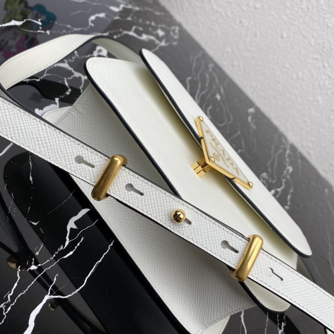 Pra*a Emblème Saffiano Shoulder Bag