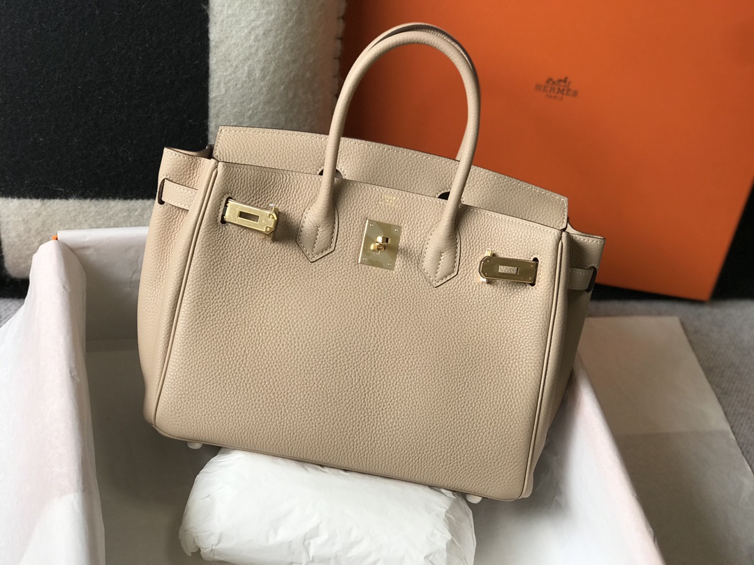 H**me5 Bɪʀᴋɪɴ Trench coat grey platinum bag size: 25cm