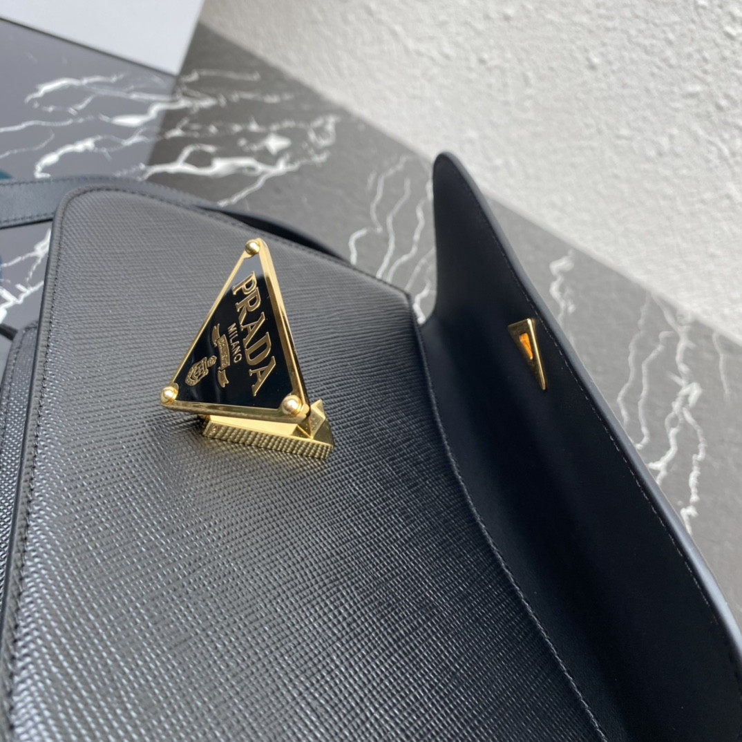 Pra*a Emblème Saffiano Shoulder Bag
