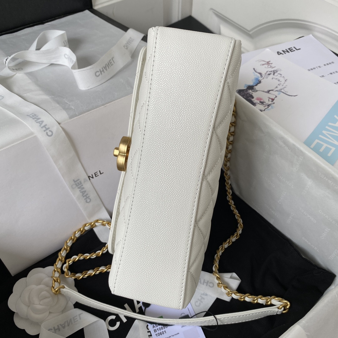 Chanle Small Flap Bag With Top Handle