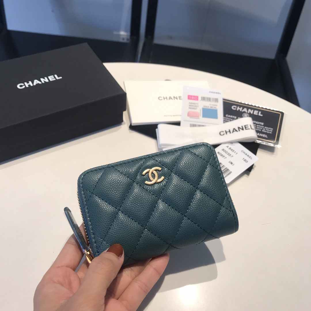 Chanle Zipped Wallet