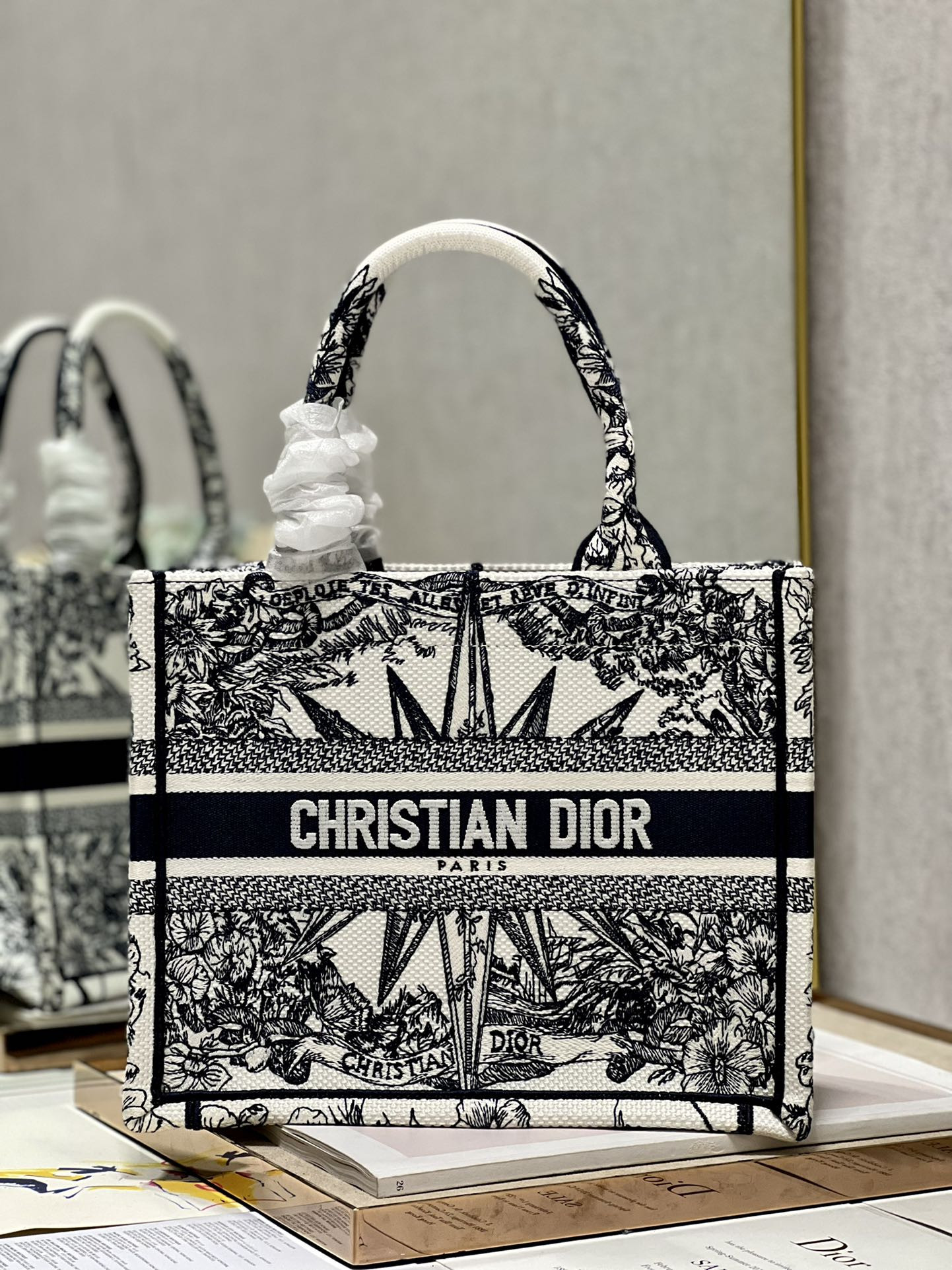 Small D10r Book Tote