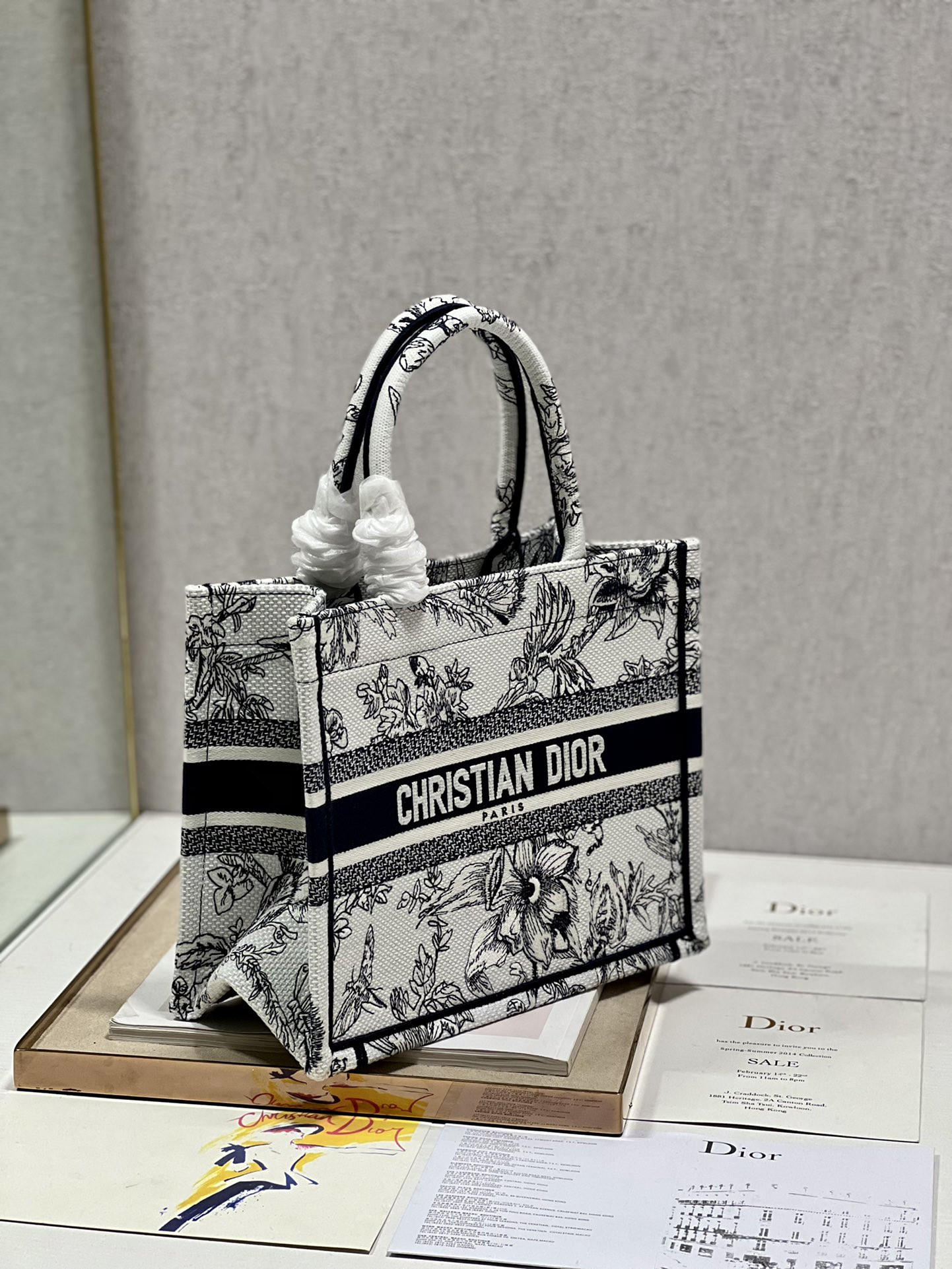 Small D10r Book Tote