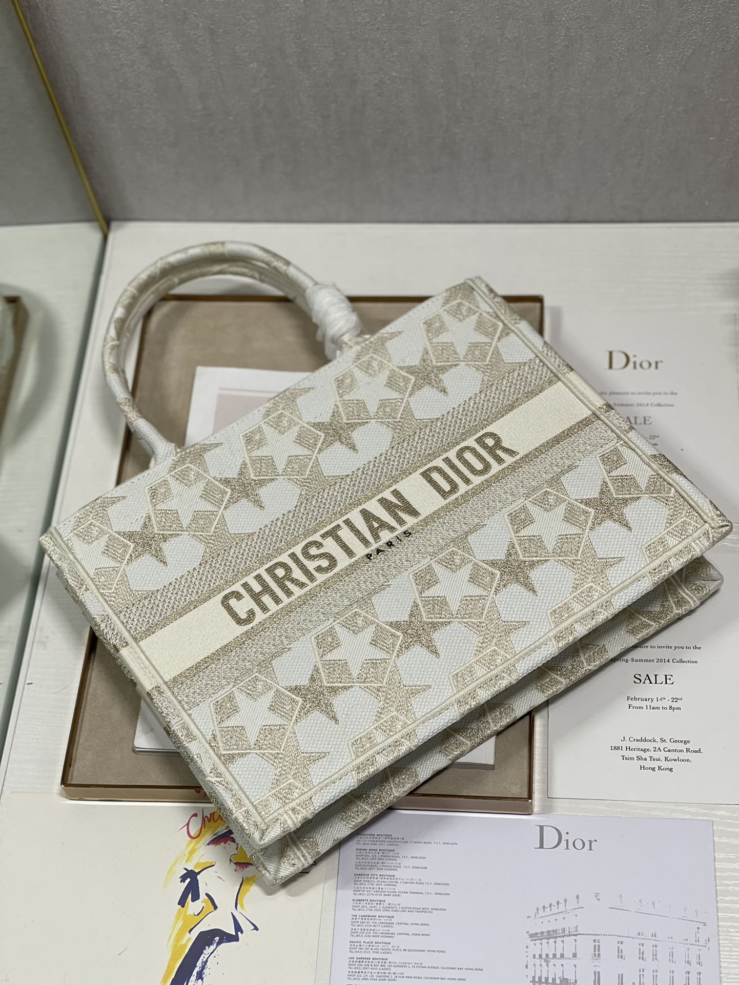 Medium D10r Book Tote