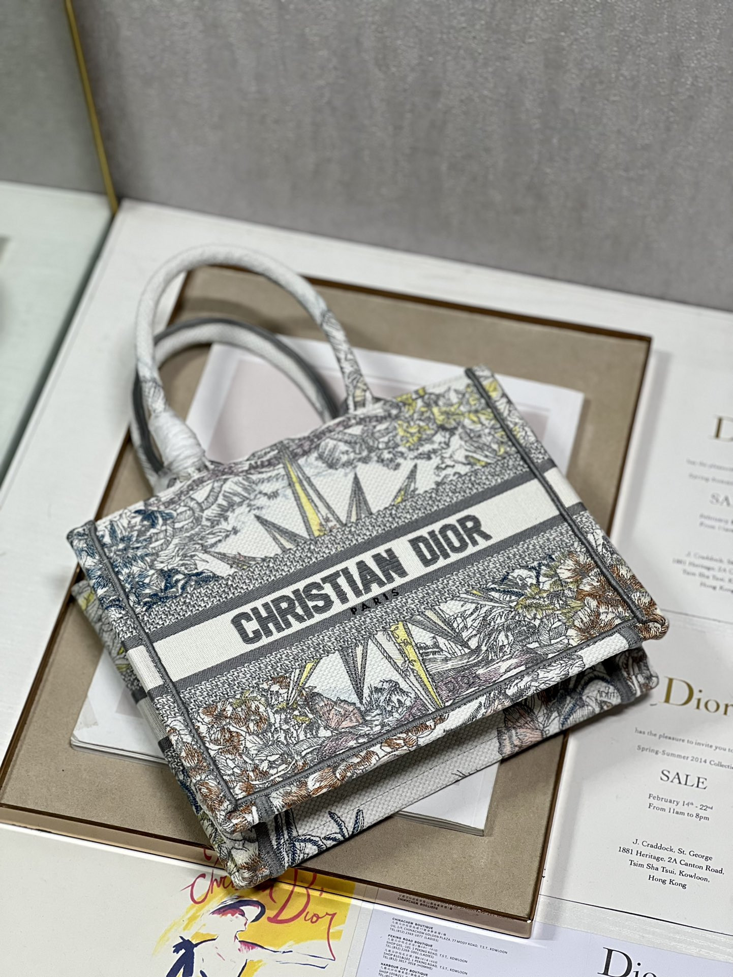 Small D10r Book Tote