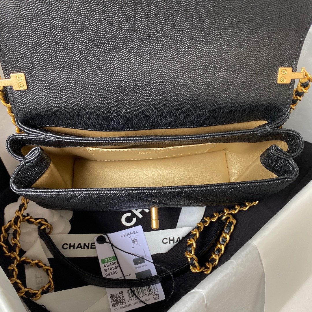 Chanle Small Flap Bag With Top Handle