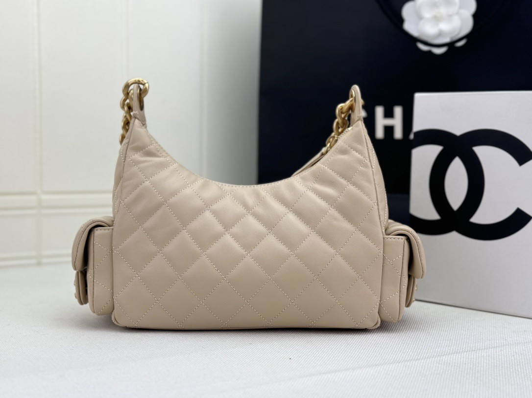 Ch**el 2025ss Hobo Bag 33×30×15cm