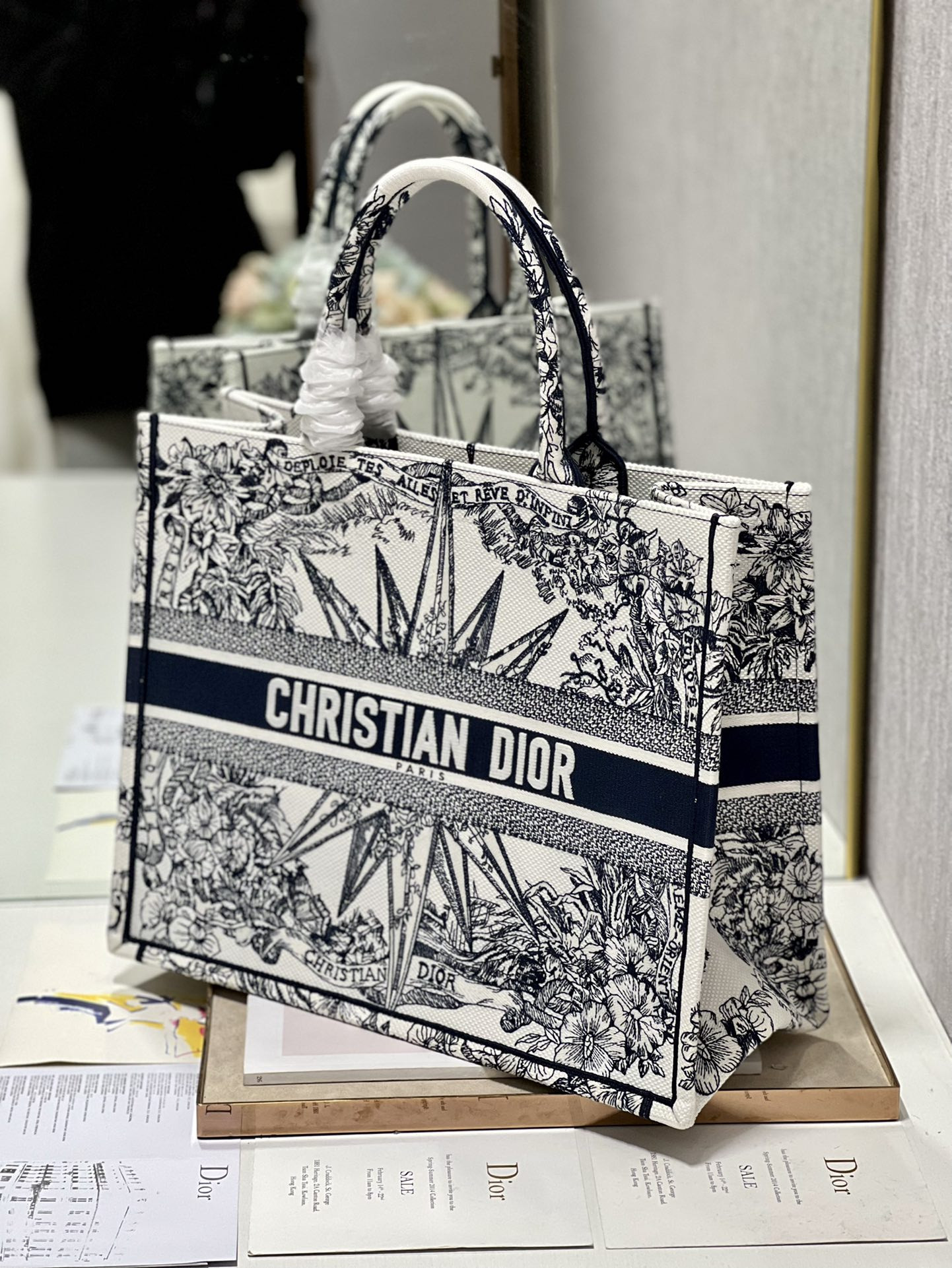 Large D10r Book Tote