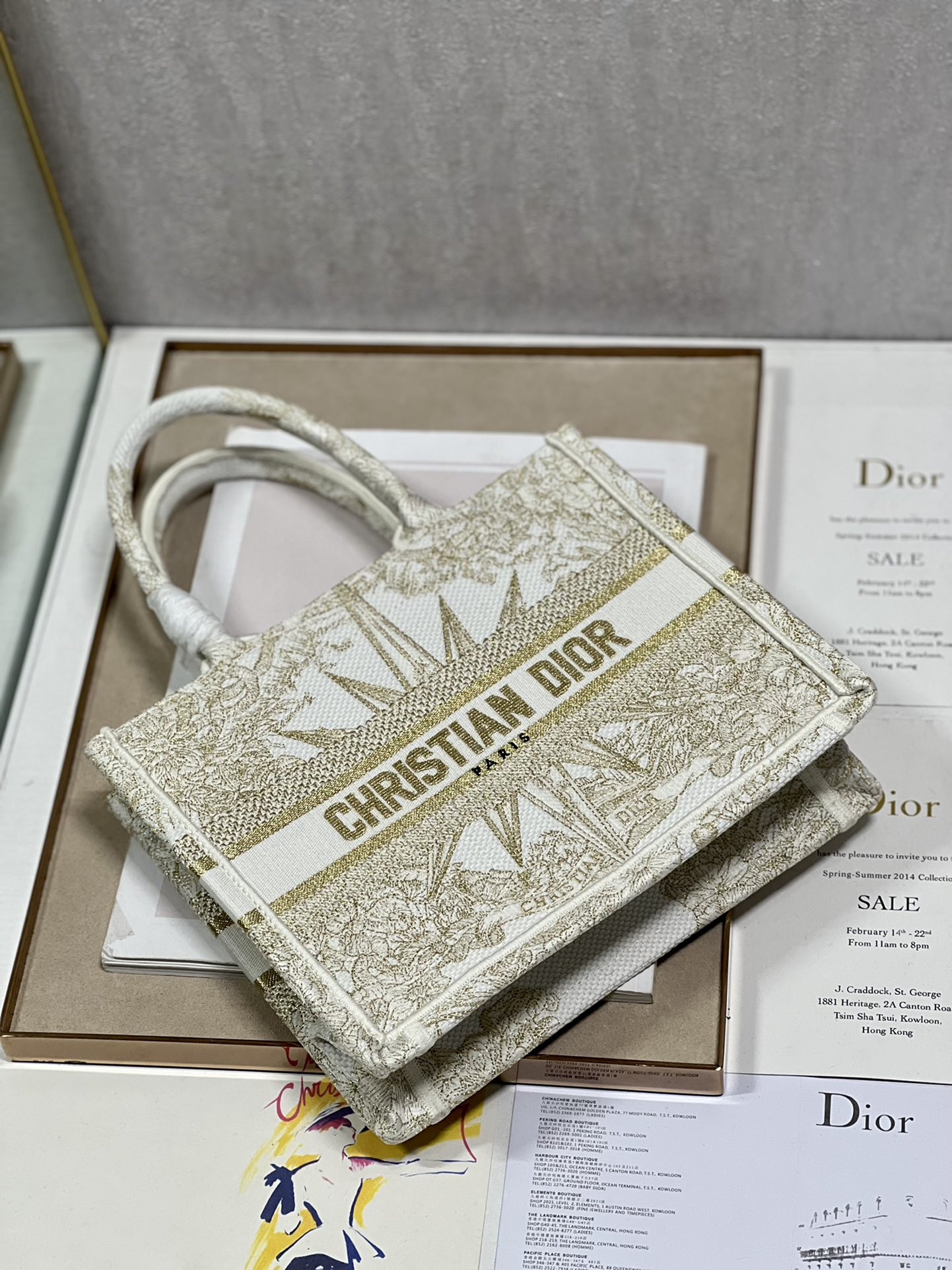 Small D10r Book Tote