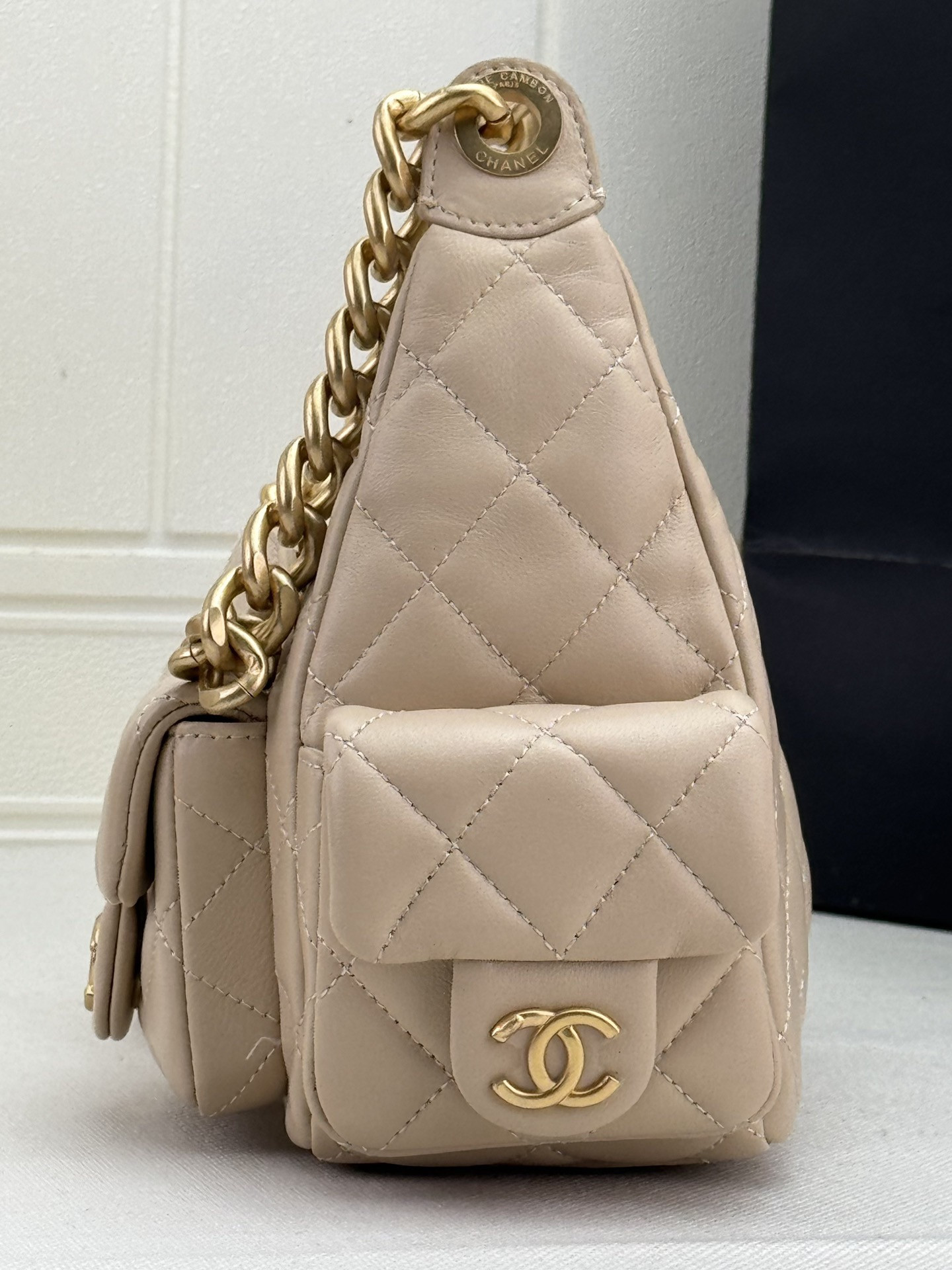 Ch**el 2025ss Hobo Bag 33×30×15cm