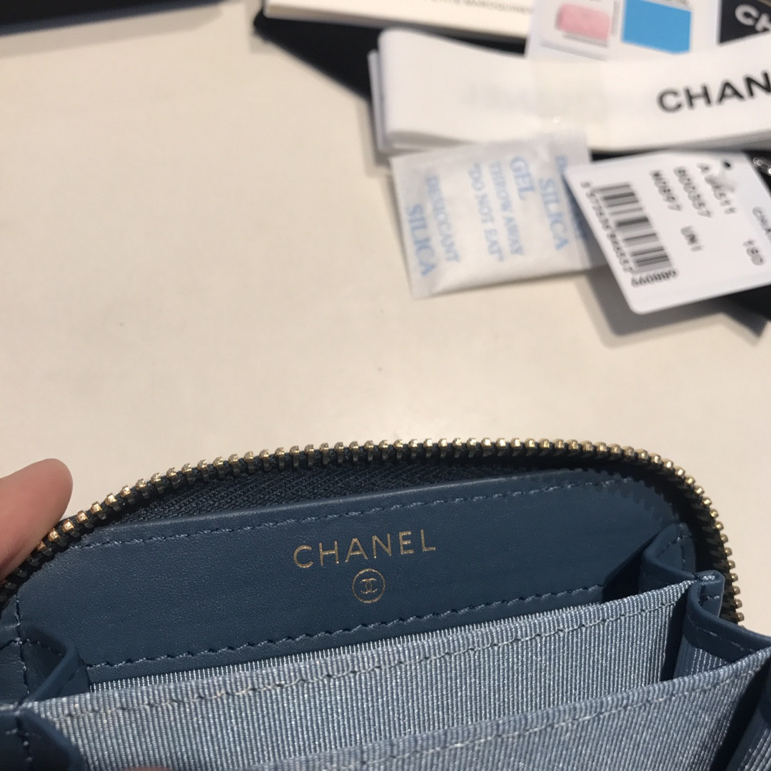 Chanle Zipped Wallet