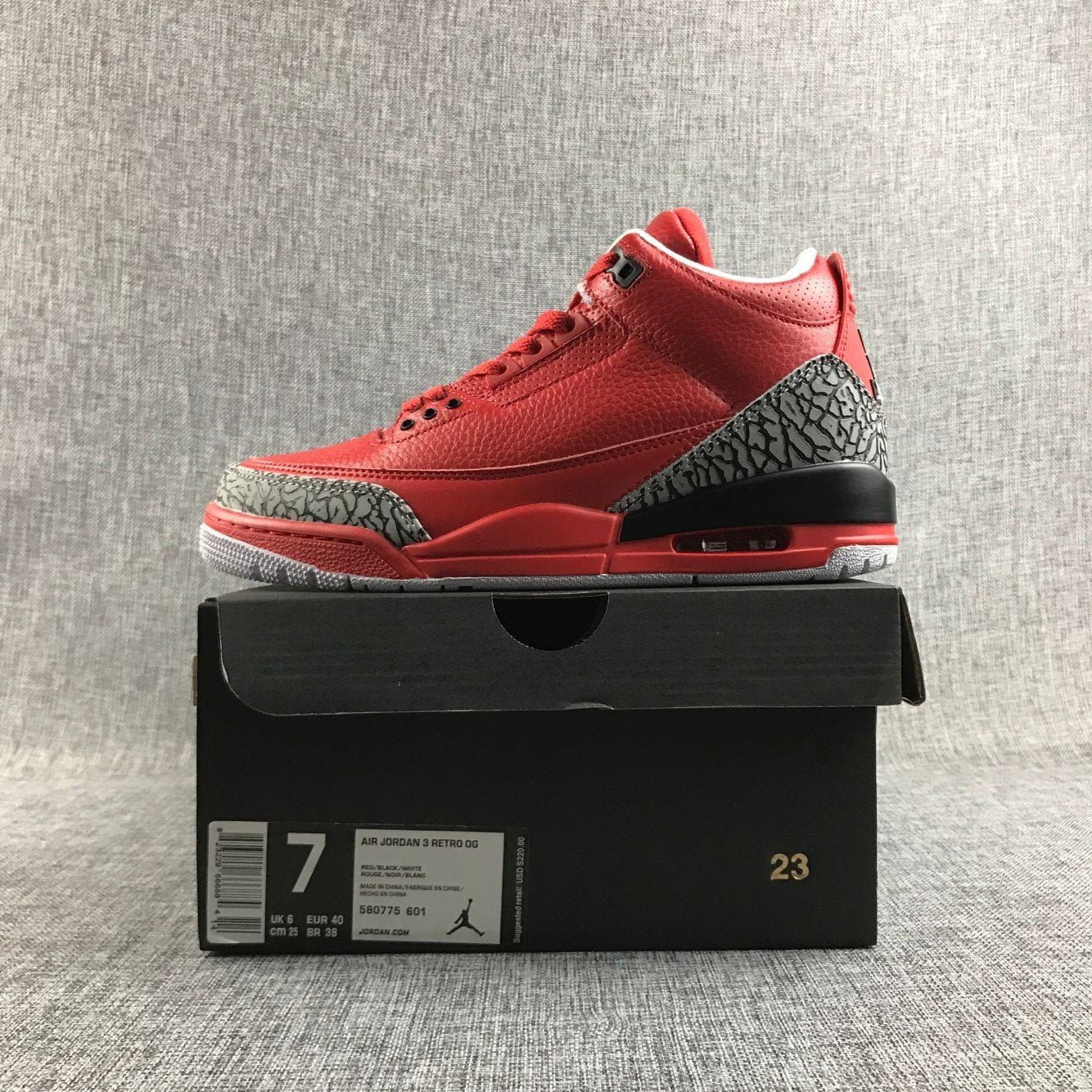 Air Jordan 3 Retro Grateful DJ Khaled Big Red