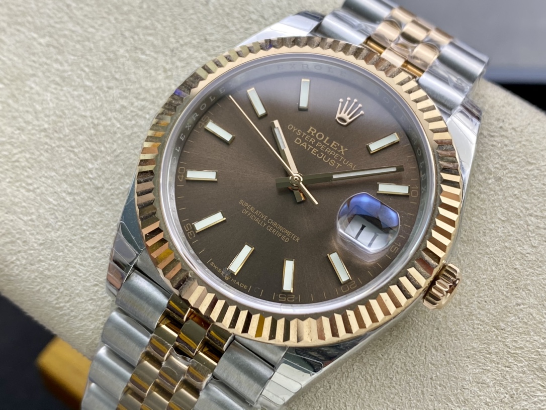 R01ex Datejust 126331 Choco 41mm