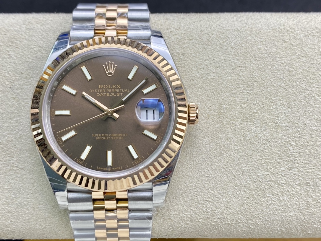 R01ex Datejust 126331 Choco 41mm